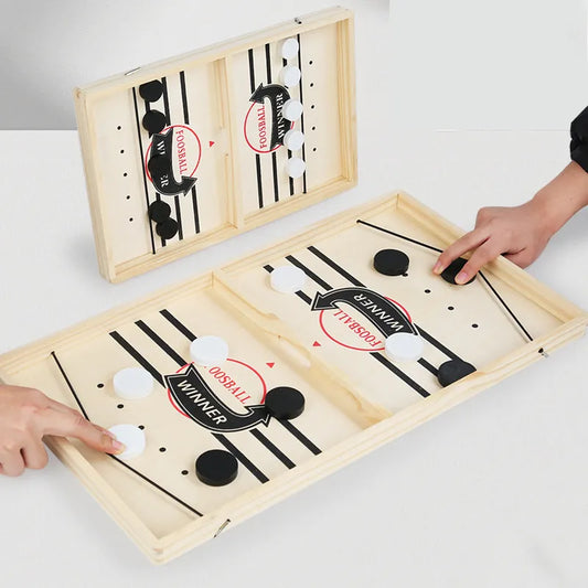 Table Hockey Fast Sling Puck Game