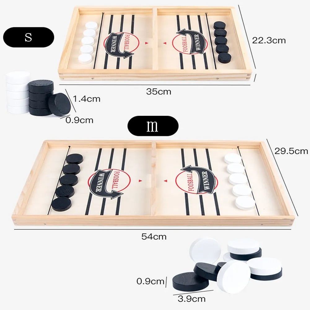 Table Hockey Fast Sling Puck Game