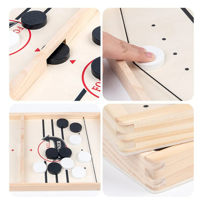 Table Hockey Fast Sling Puck Game