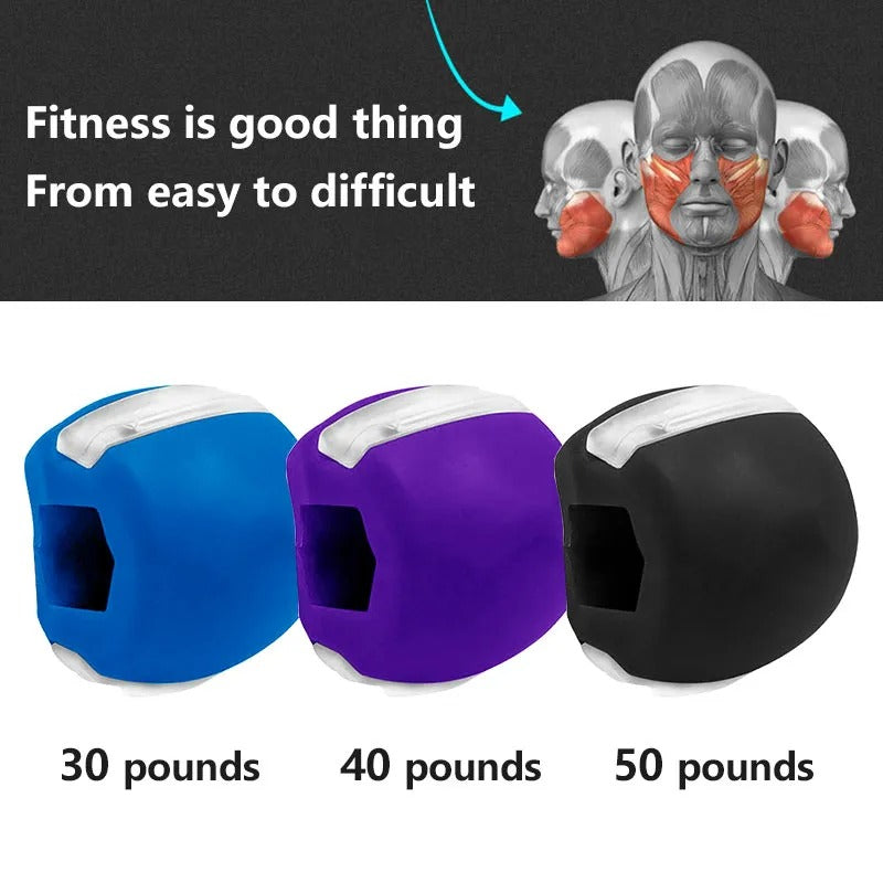 JawLine Exerciser Ball Facial Jaw Muscle Toner